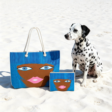 Load image into Gallery viewer, sac de plage et pochette naomi ohp