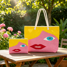 Charger l'image dans la galerie, sac de plage et pochette twiggy ohp
